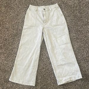Target - Universal Thread High Waisted Wide Leg Cream Jeans